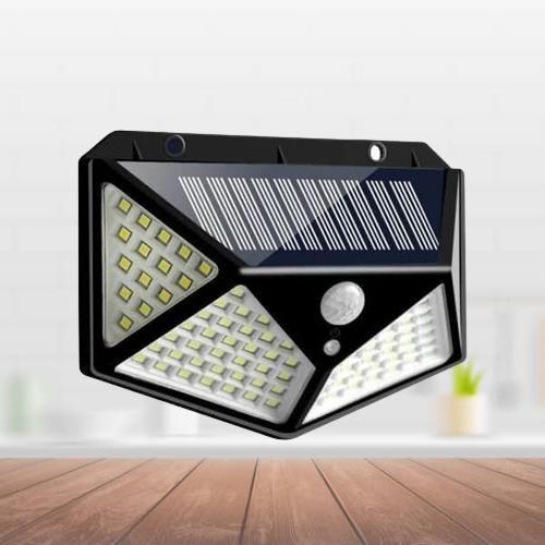 Bright Solar Wireless Security Motion Sensor 100 Led Night Light