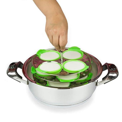 Silicon Idli Liners - Pack of 8 |🔥FLAT 50% OFF SAVING🔥